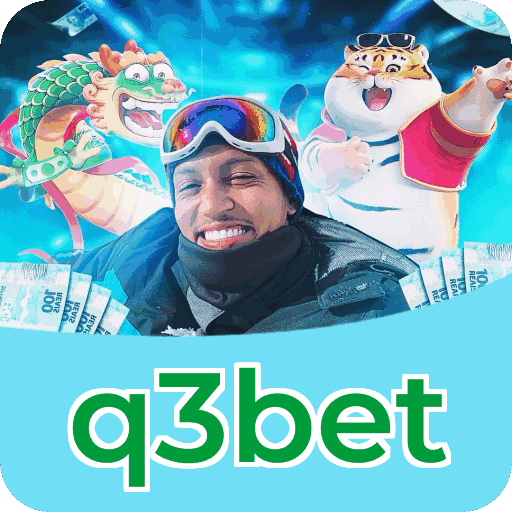 Números do app q3bet em material de marketing — ilustração, não auditoria
